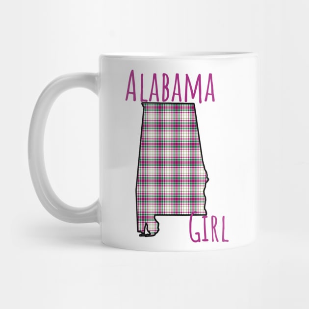 Alabama Girl Plaid by Witty Things Designs